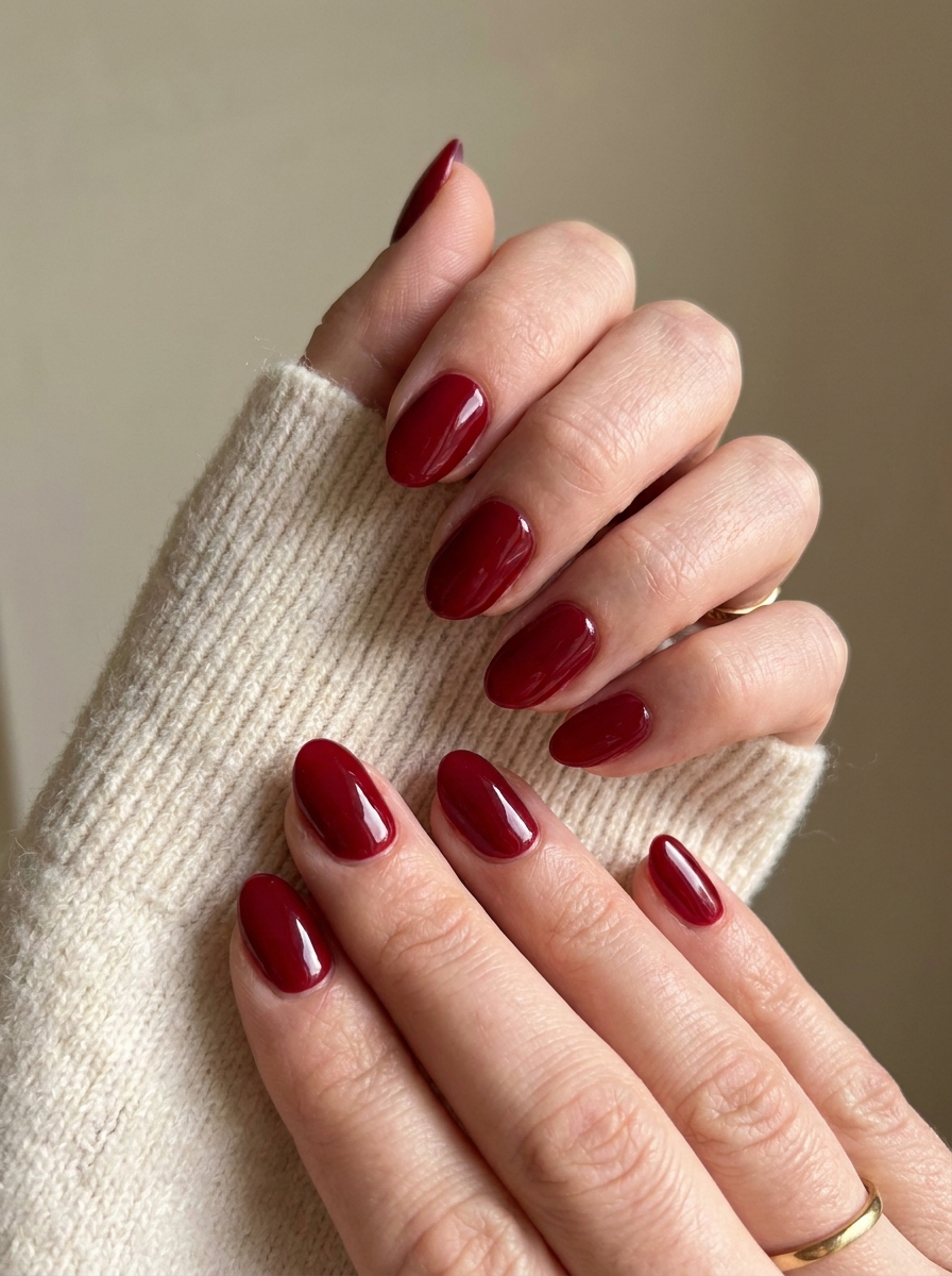 Cherry Red Nails